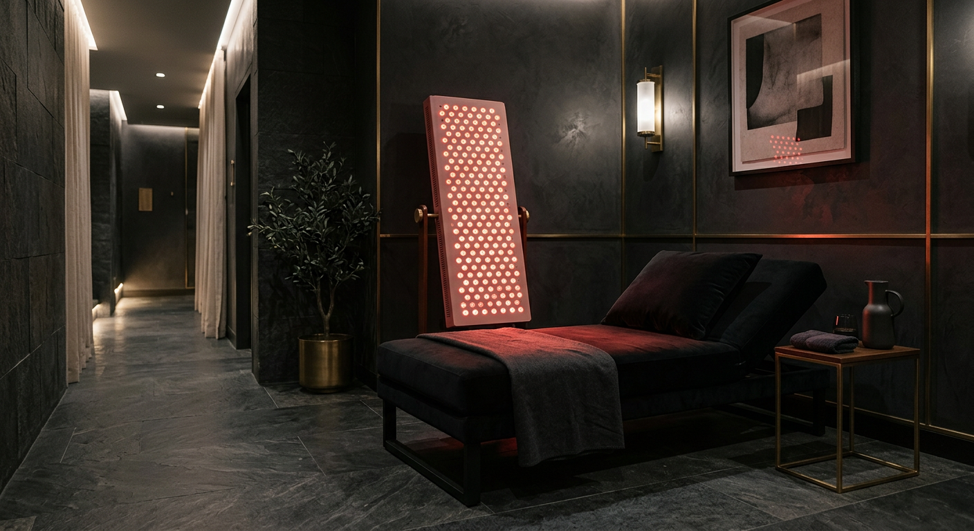 Red light therapy recovery suite
